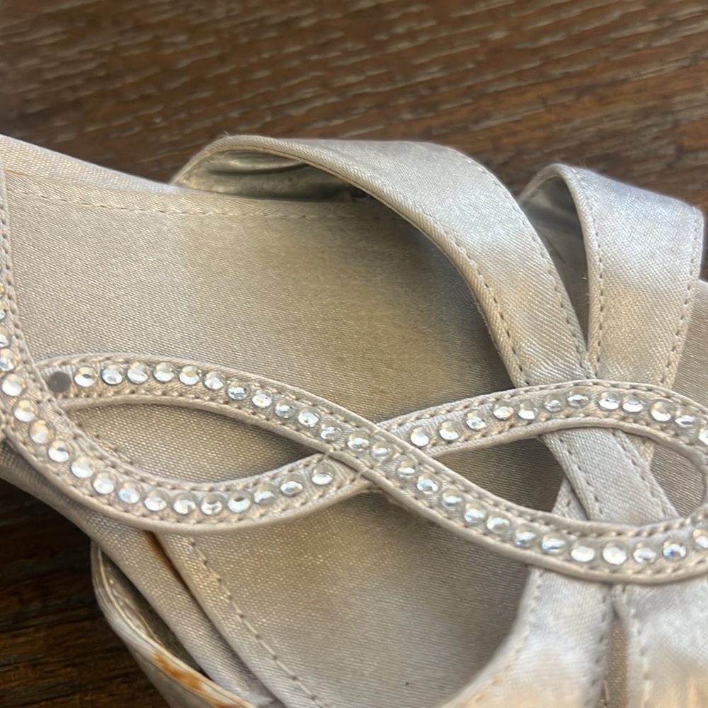 Metaphor silver blingy formal sandals - Picture 2 of 3